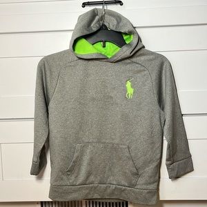Polo Ralph Lauren Kids 3/4 sleeves Sport Hoodie Size 7